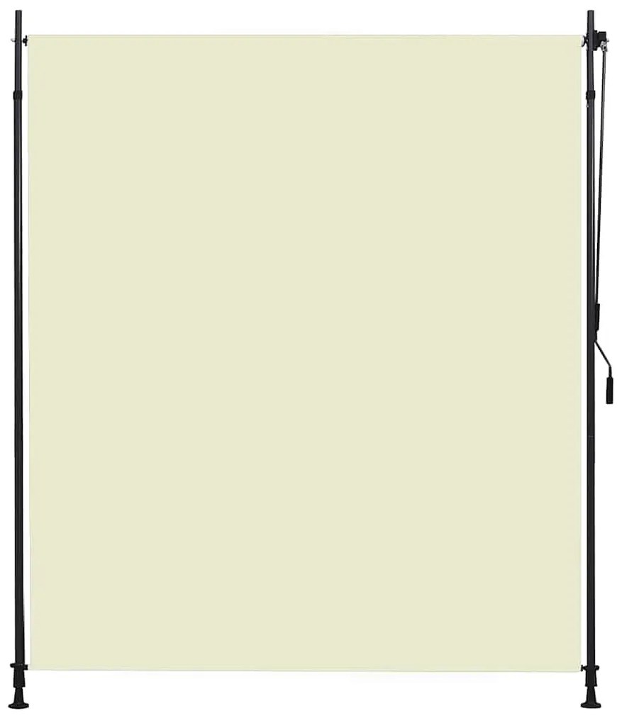 vidaXL Rolgordijn voor buiten 200x270 cm crème