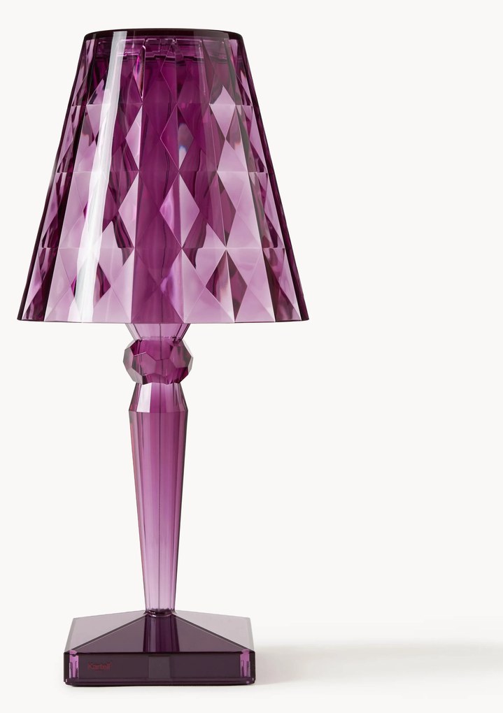 Mobiele dimbare LED-tafellamp Big Battery, H 37 cm