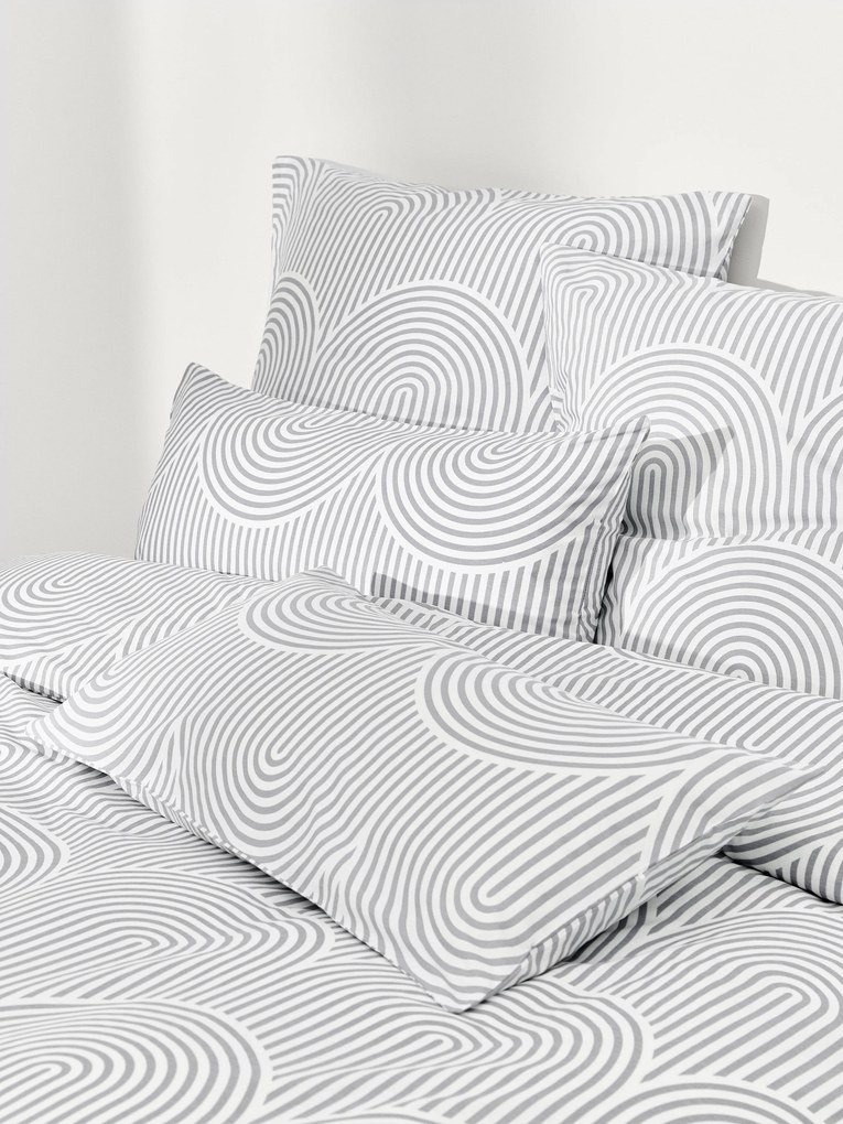 Katoenen dekbedovertrek Arcs