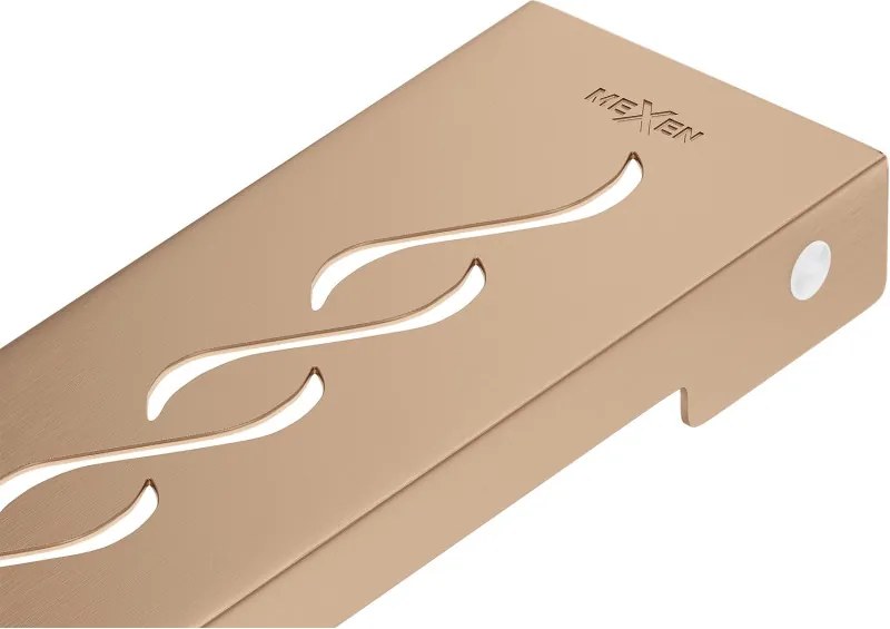 Mexen Flat M18 afdekplaat voor lineaire afvoer 90 cm, geborsteld koper - 1C23090