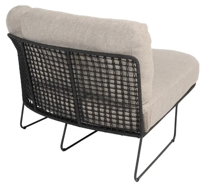 Taste by 4 Seasons Rhodos chaise loungebank antraciet SALE  Loungebank    antraciet weerbestendig