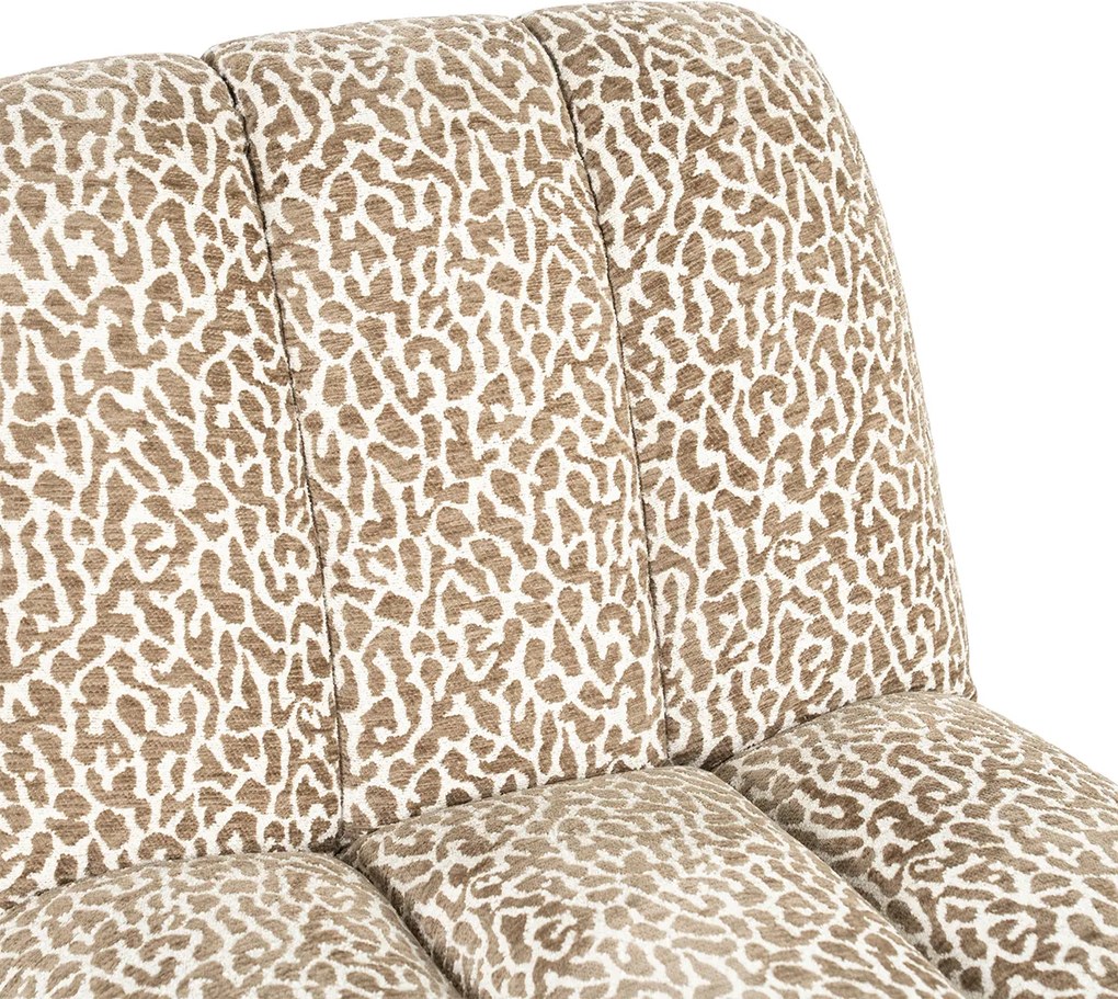 Panterprint Fauteuil Bruin