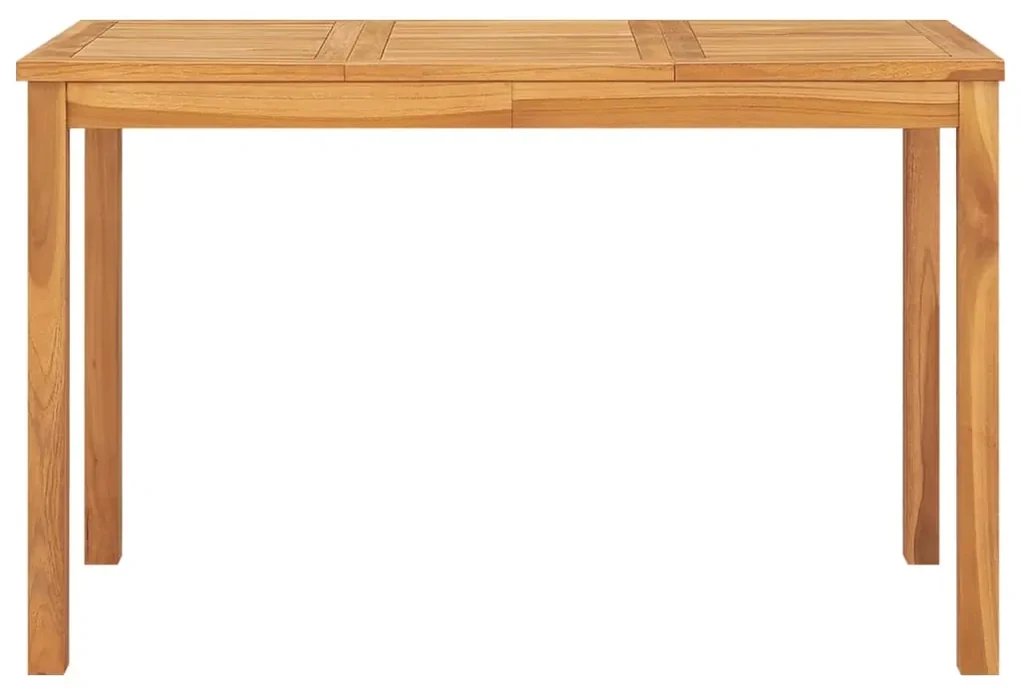 vidaXL Tuintafel 120x70x77 cm massief teakhout