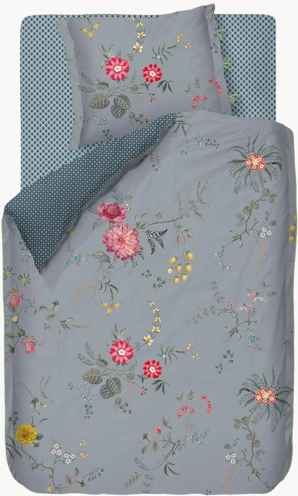 Katoenen perkal dekbedovertrekset Fleur Grandeur