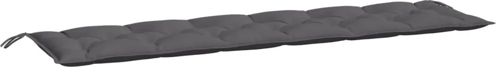 vidaXL Tuinbankkussen 200x50x7 cm oxford stof antracietkleurig