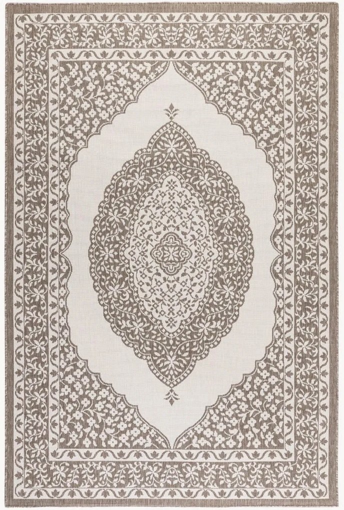 Omkeerbaar laagpolig in- & outdoor vloerkleed Gemini Meekly