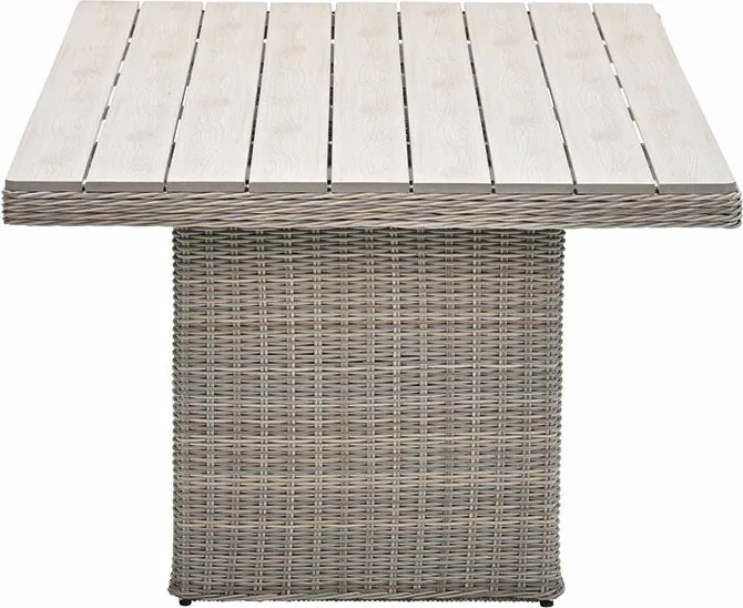 Garden Impressions Tennessee lounge dining tafel 180x100 cm vintage willow - light teak vironwood