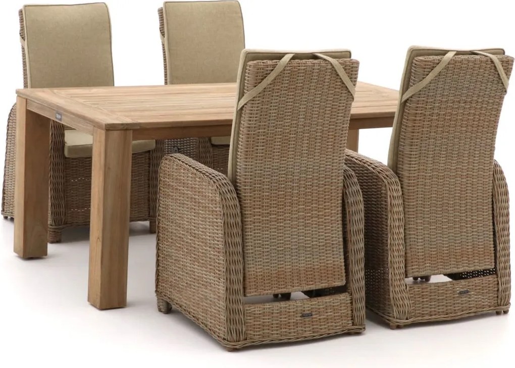 + 15% kassakorting | Diningset Intenso  | 4 personen | Tuinset teakhout | 5-delig | Kees Smit Tuinmeubelen