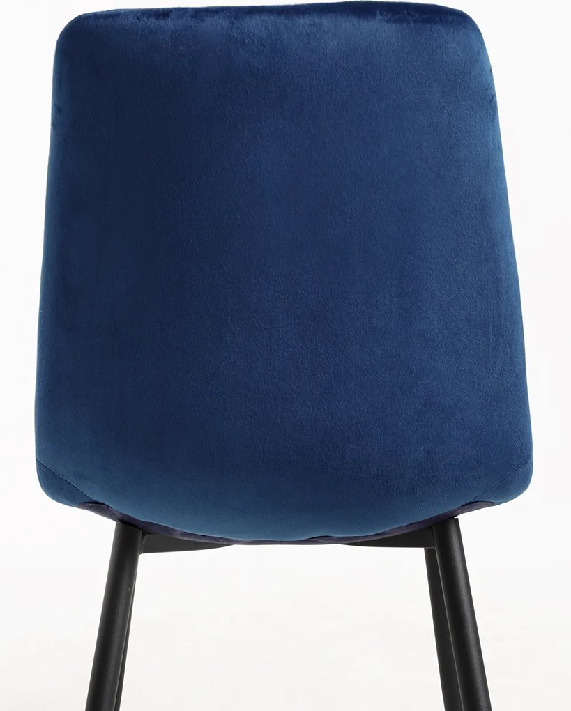 Set 4 Liny Fluwelen Stoelen