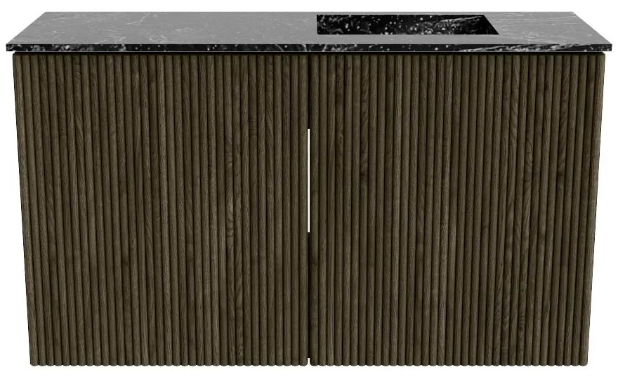 Mondiaz Joya DLux 70cm toiletmeubel shadow met wastafel faye rechts zonder kraangat lava