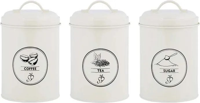 Esschert Design Esschert voorraadblikken: thee, koffie en suiker