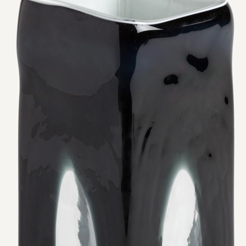 Vaas in geblazen glas, klein model, Odisha