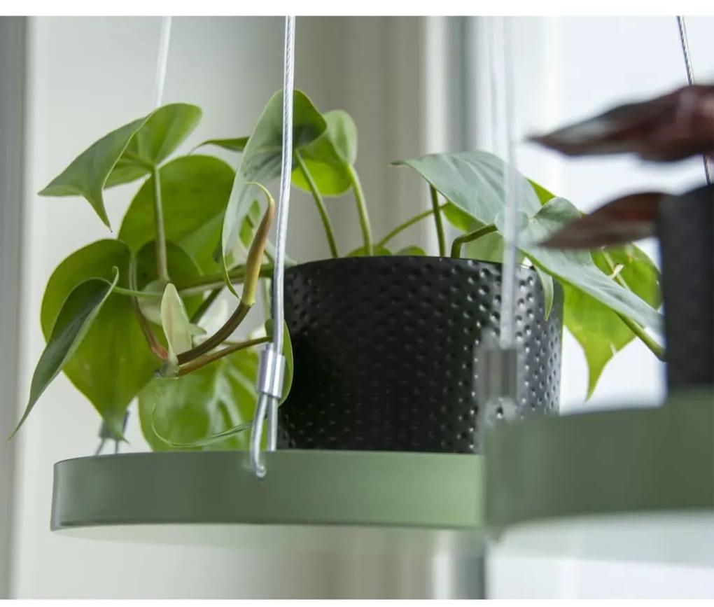 Esschert Design Plantenblad hangend rond L groen