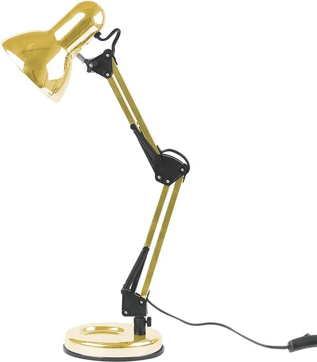 Leitmotiv Bureaulamp Hobby Gold Plated - Leitmotiv - Industrieel & robuust