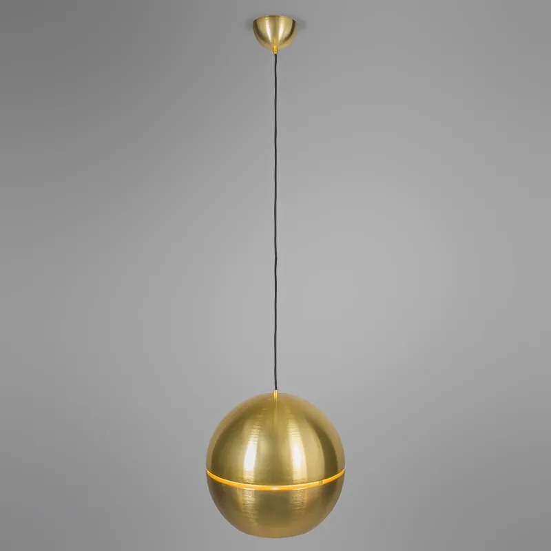Eettafel / Eetkamer Art Deco hanglamp goud bol 50cm - Slice Art Deco, Design, Modern, Retro E27 rond Binnenverlichting Lamp