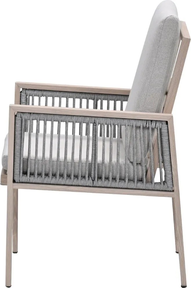 Garden Impressions San Capri lounge dining set 6-delig incl. stoel - light oak aluminium