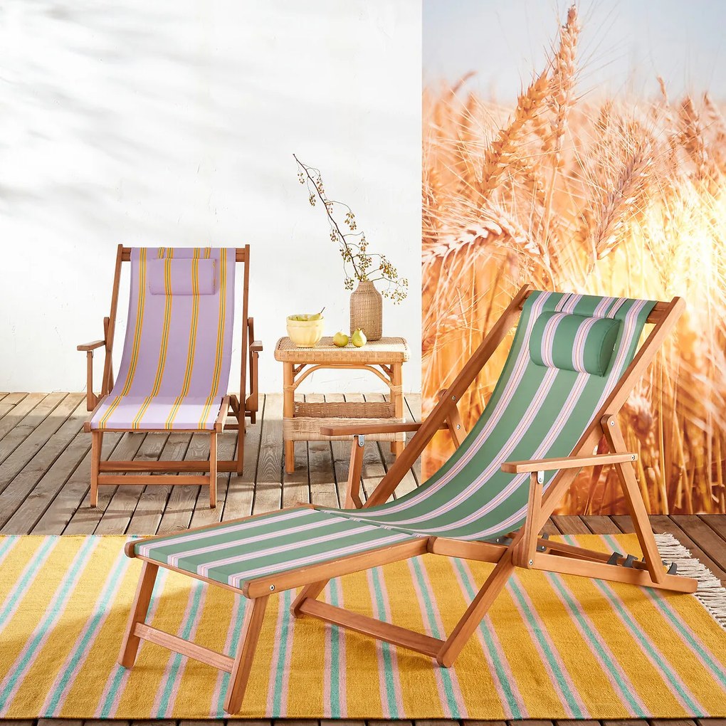 Decoratieve vaas in bamboe, H22 cm, Plooming