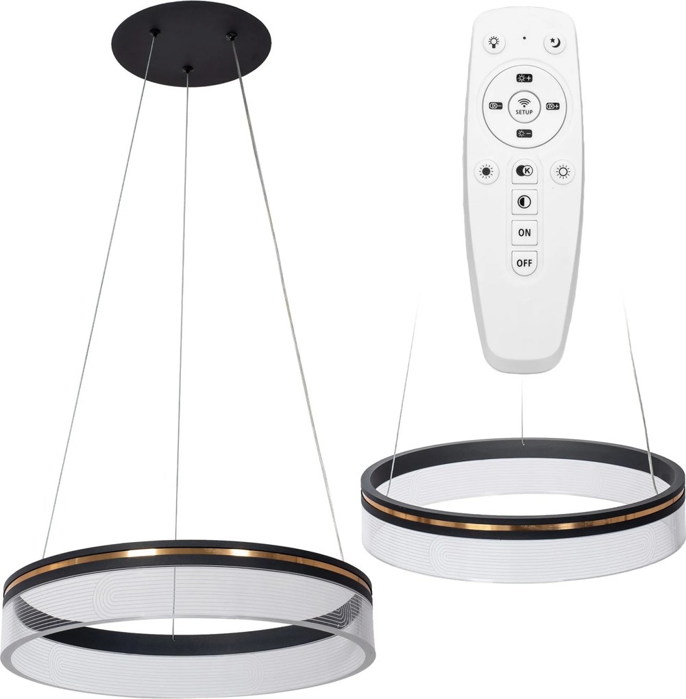 Hanglamp APP1191-CP 40cm Zwart
