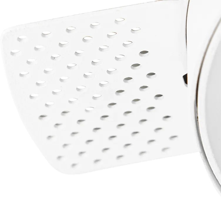 Moderne inbouwspot wit GU10 AR111 rond trimless - Oneon