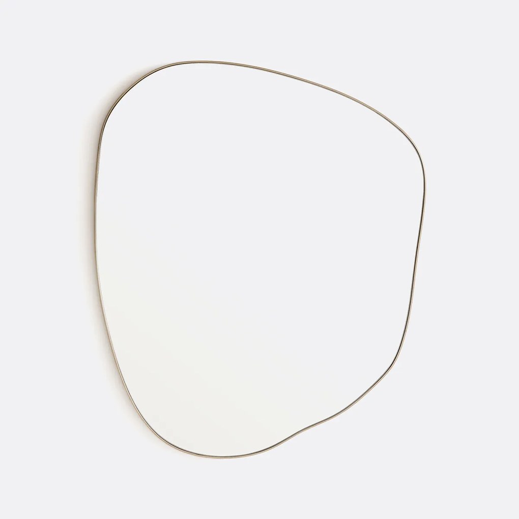 Organische vorm spiegel, lengte 63,5 cm, hoogte 53,3 cm, ORNICA