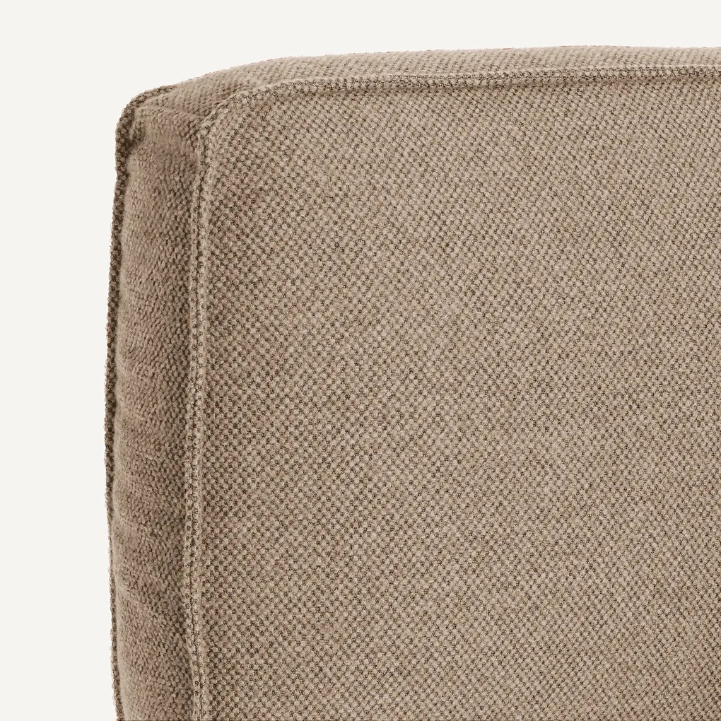 Kussens in geweven mêlee polyester voor fauteuil Dilma