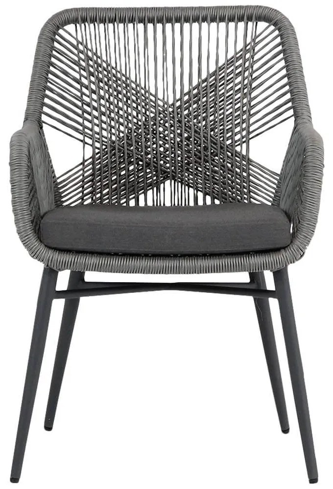 Tuinstoel Wicker Grijs-antraciet Lifestyle Garden Furniture Advance  antraciet