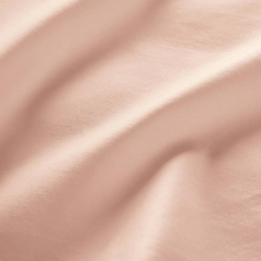 Effen katoenen satijnen laken, 153 draden, Opale