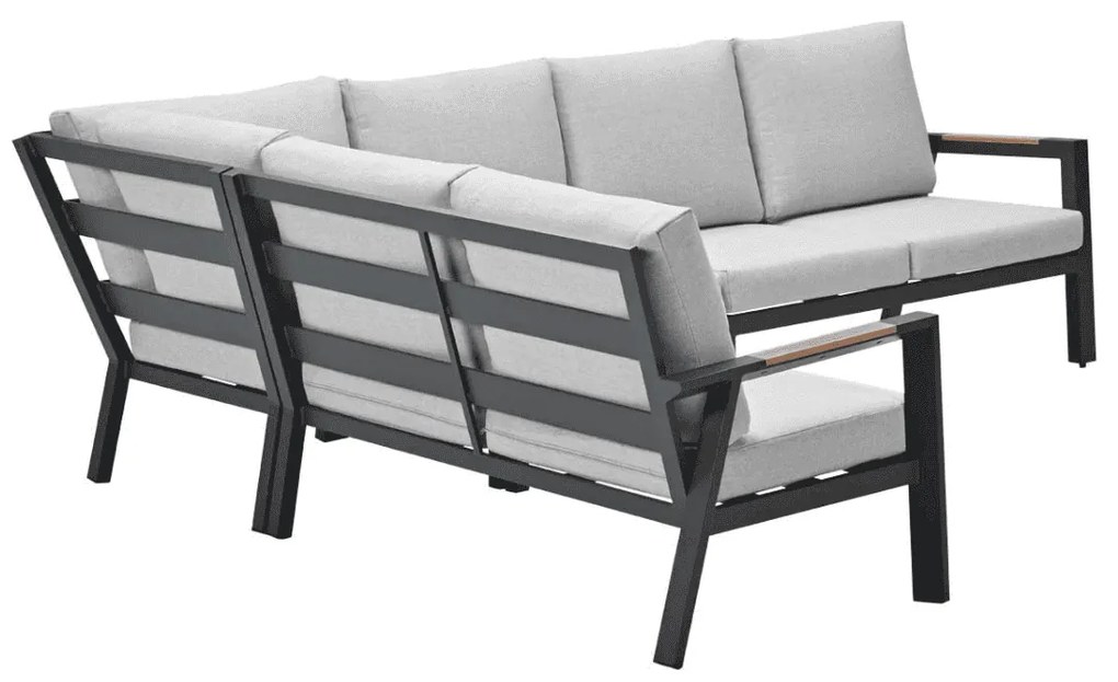 Garden Impressions Lissabon lounge dining set R 4-delig - valley sand