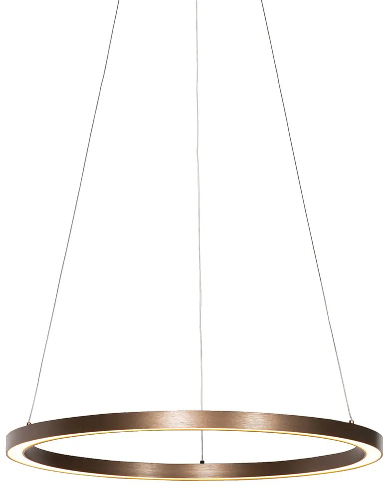 Hanglamp brons 60 cm incl. LED 3-staps dimbaar - Girello