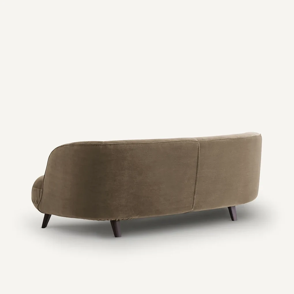 Bank in fluweel, Rosebury design E. Gallina