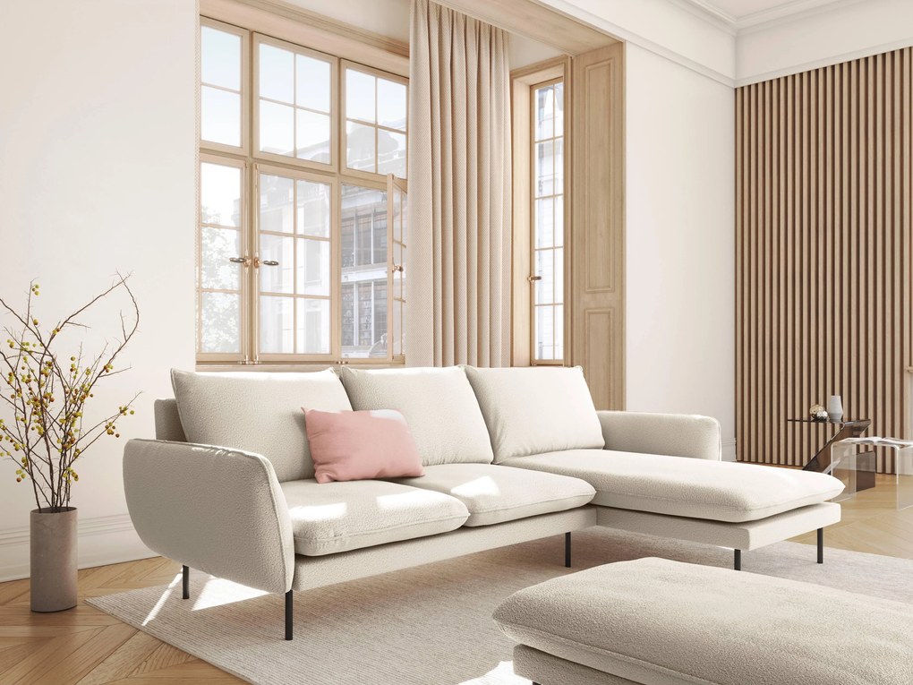 Hoekbank Vienna rechts bouclé | Cosmopolitan Design