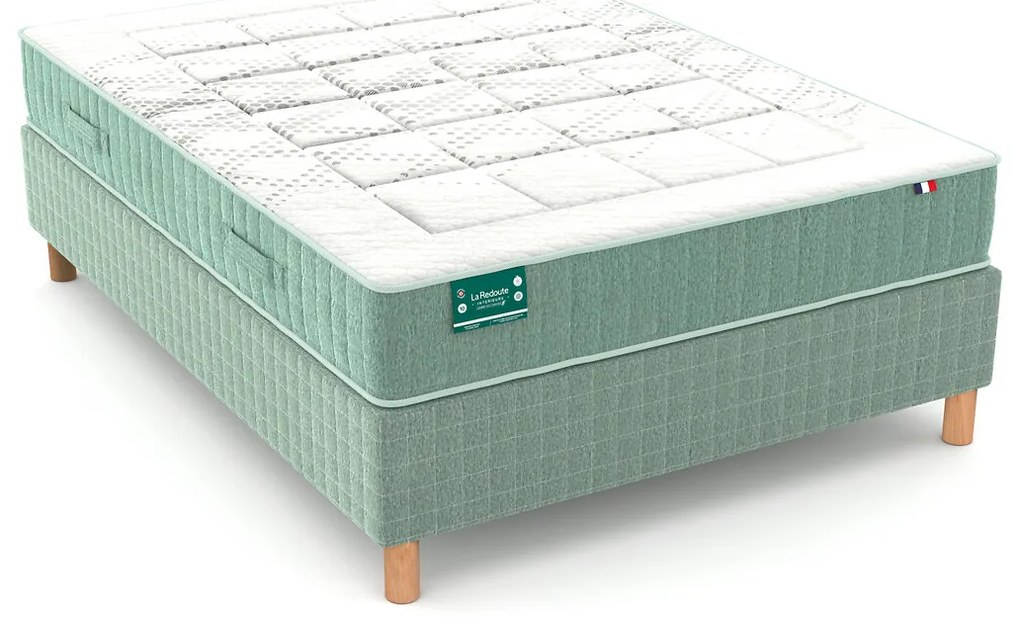 Matras voor gevoelige rug, 1362 veren, 7 zones, stevige ondersteuning, tonisch comfort