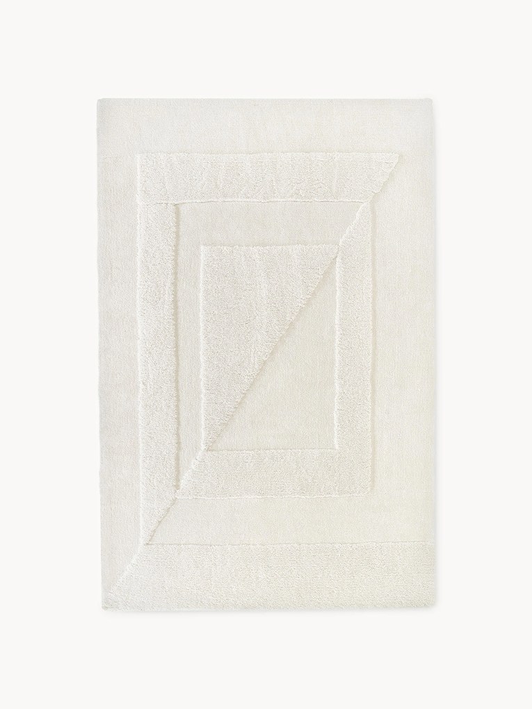 Fluffy hoogpolig vloerkleed Zion met verhoogde hoog-laag structuur