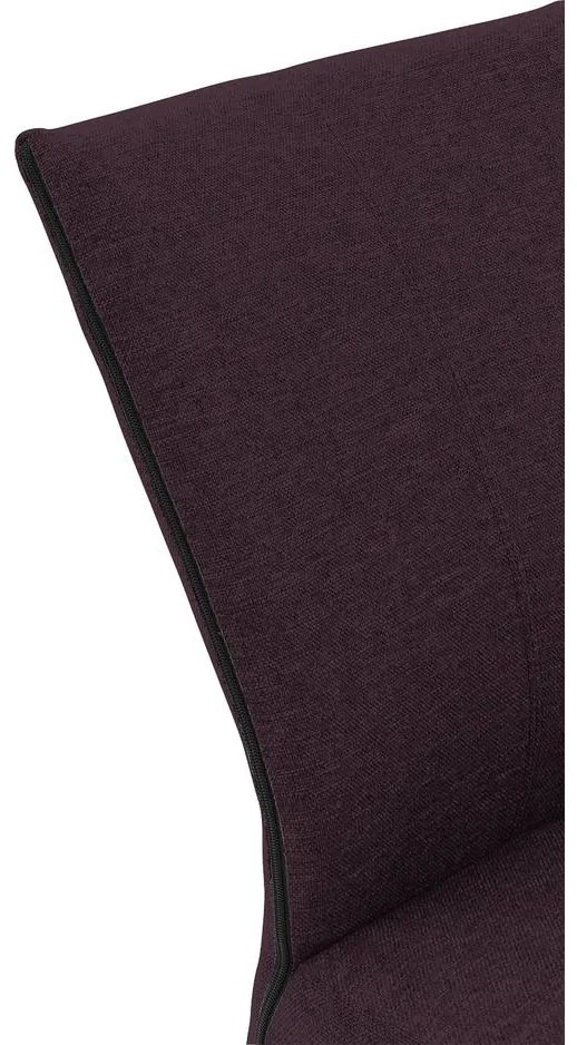 Goossens Eetkamerstoel Funk RVS Poten roze stof leuning en Transparant skater wiel met rvs kapmet wielen, modern design