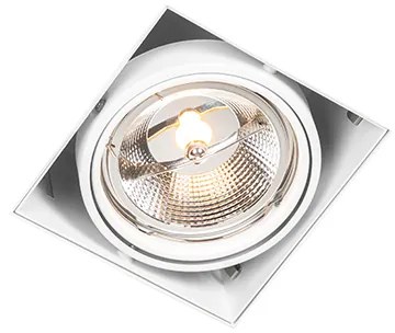 Set van 6 Inbouwspot wit GU10 AR111 trimless verstelbaar - Oneon