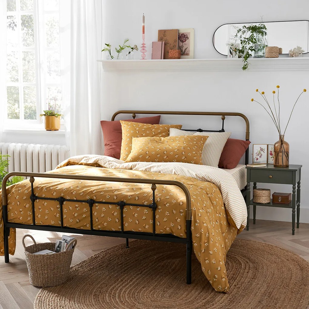 Kussensloop in gewassen katoen, Francine