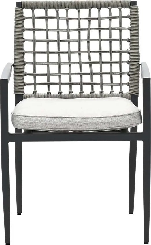 Garden Impressions Burela tuinstoel taupe - 4 stuks