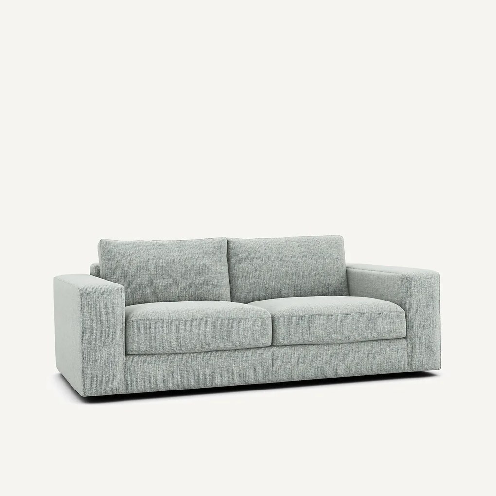 Compacte 3-zitsbank in gevlekt canvas, Skander