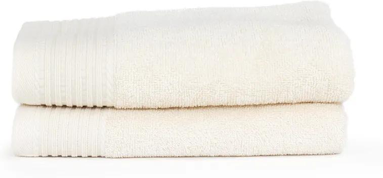 The One Towelling 2-PACK: Handdoek Basic - 50 x 100 cm - Creme