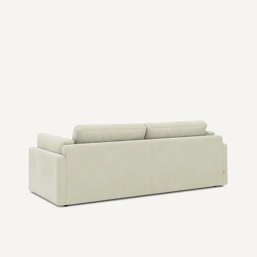 Slaapbank in stonewashed fluweel, CESAR