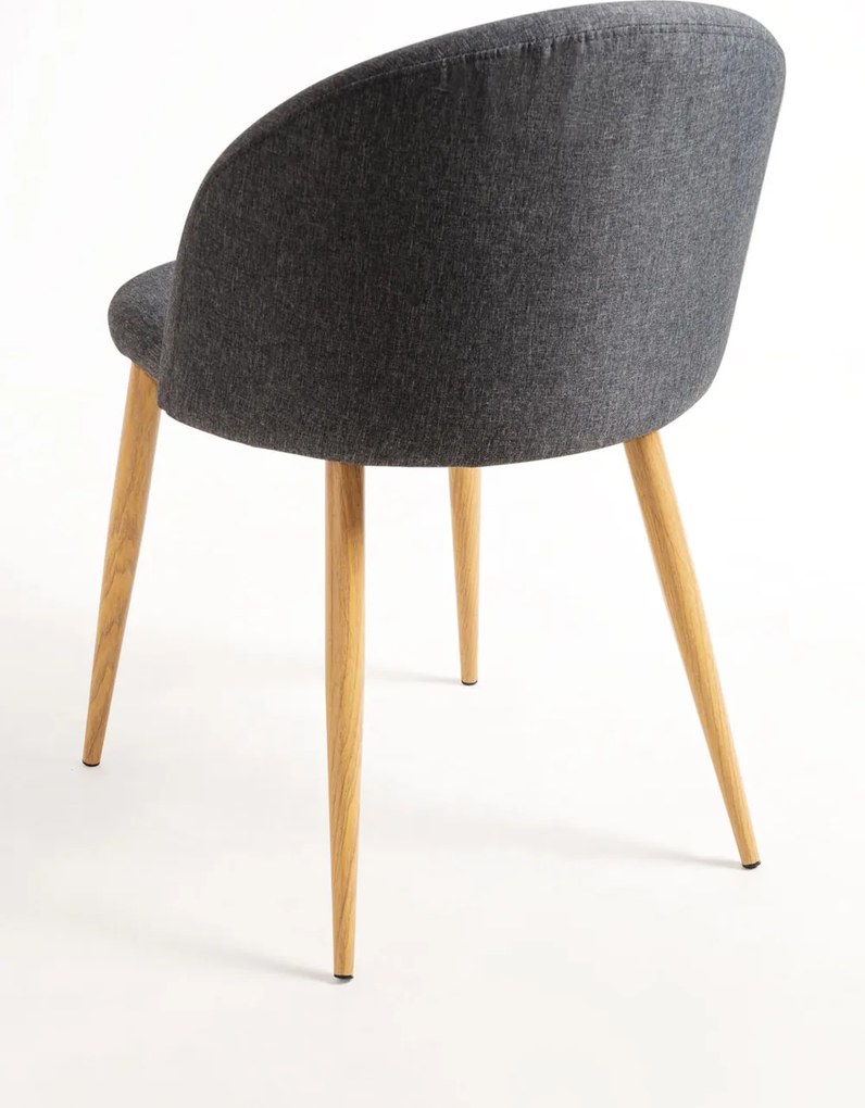 Pak 4 Vint Stoffen Stoelen