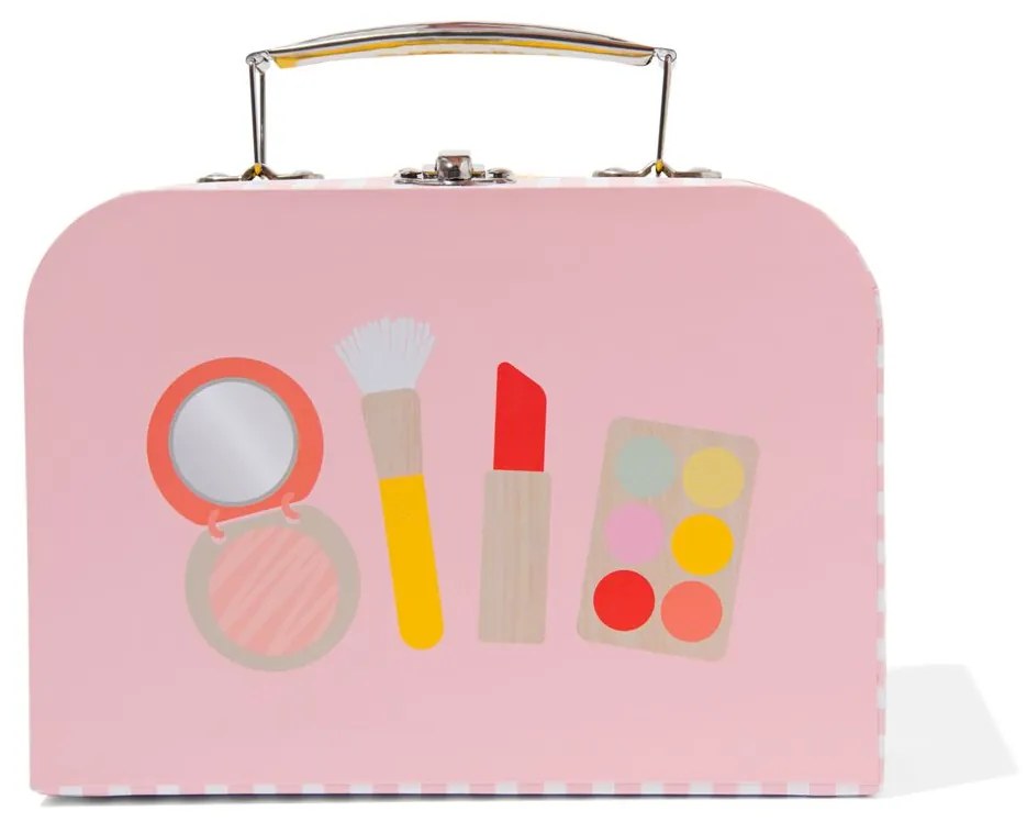 HEMA Make-up Koffer Hout 7x9x14