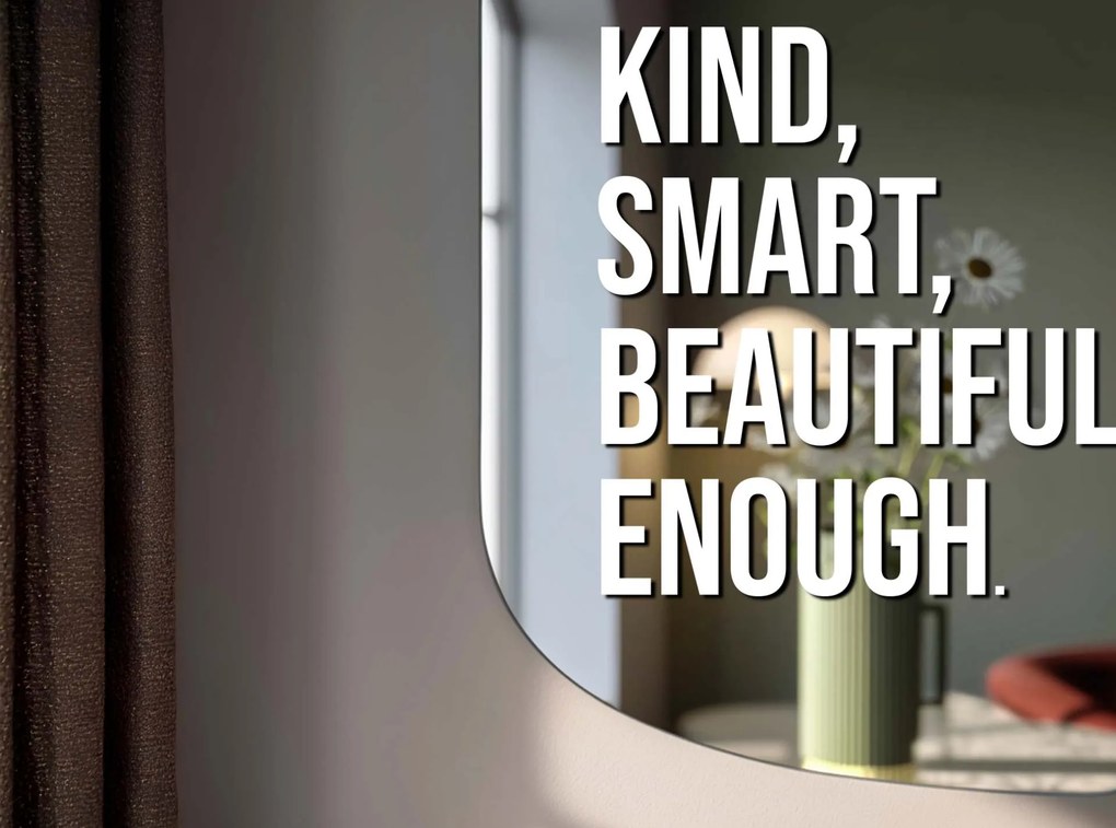 Spiegelsticker S23 – You are kind, smart, beautiful, enough.