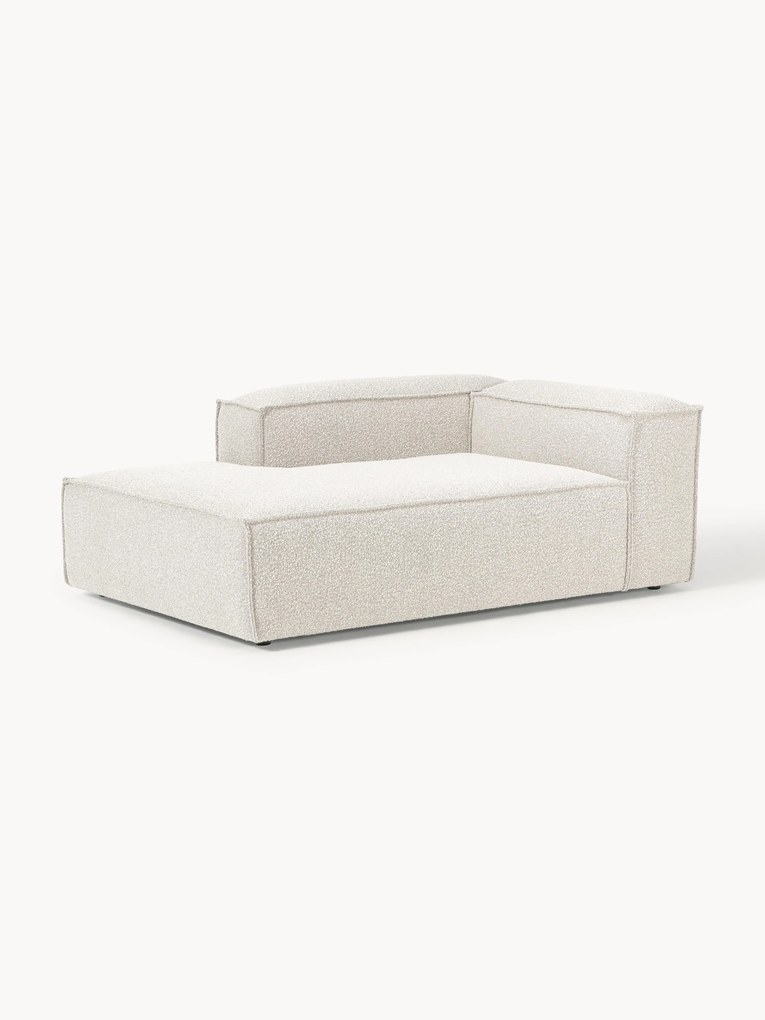 Chaise longue hoekmodule Lennon van bouclé