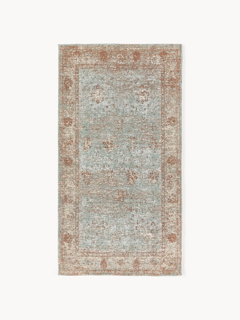 Handgeweven chenille vloerkleed Rimini