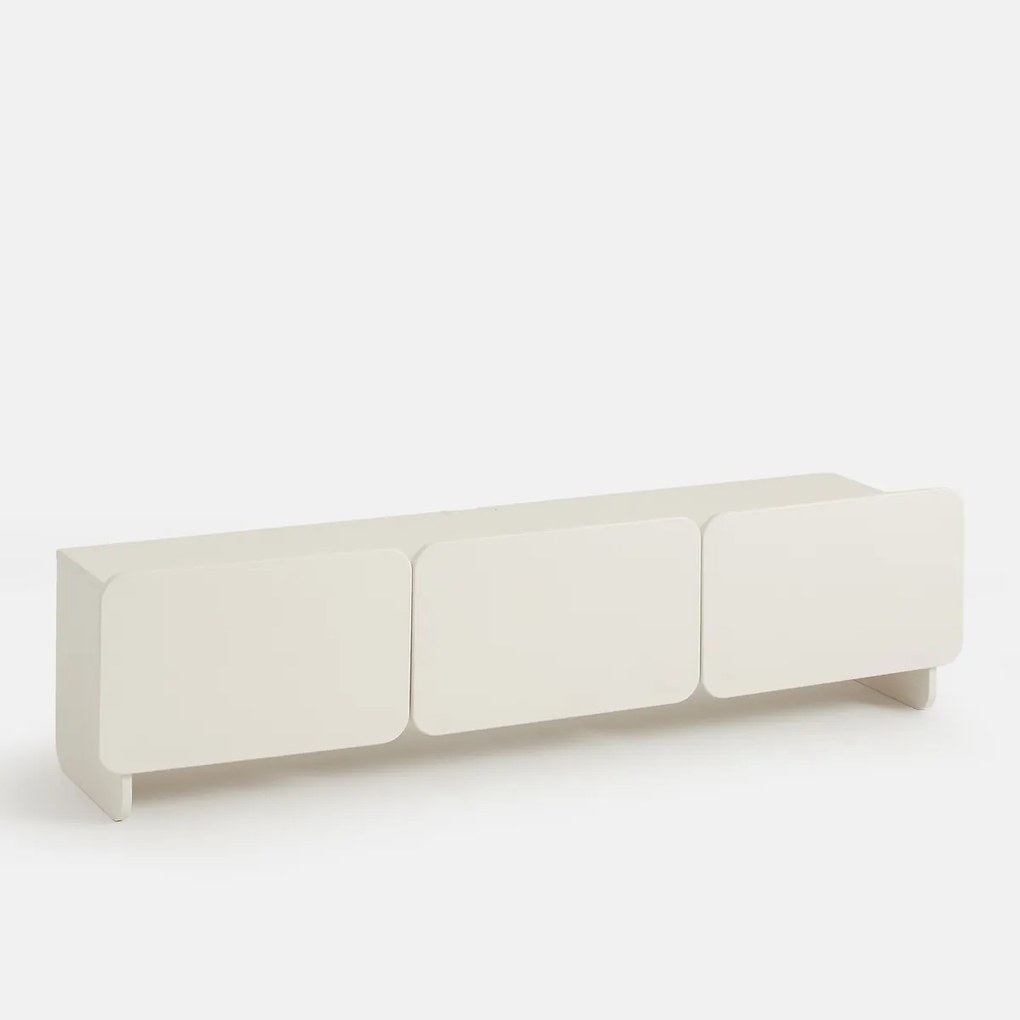 Gelakt hifi tv-meubel, 3 deuren, breedte 170 cm, CESCO