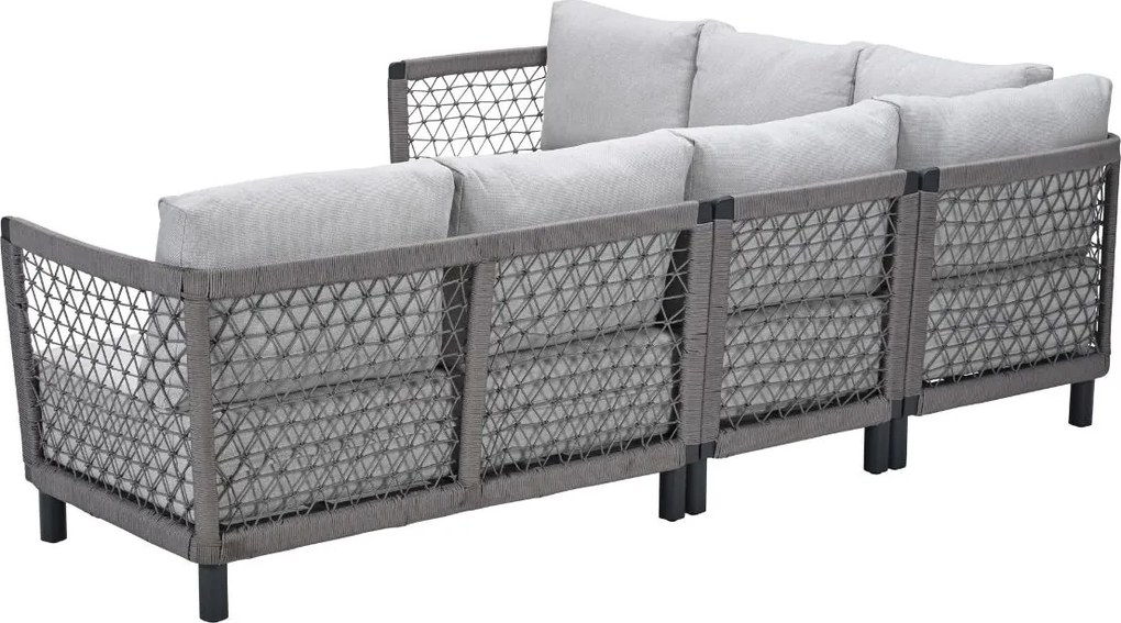 Garden Impressions Oliver loungeset 4-delig - donker grijs