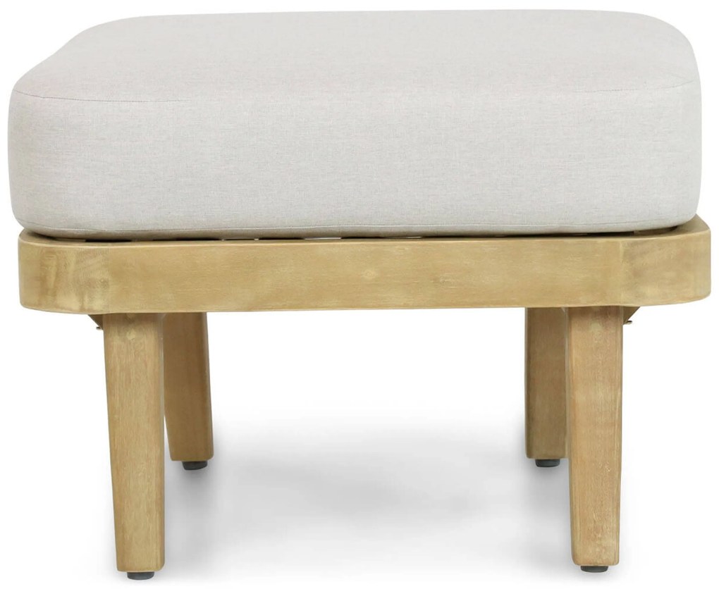 Bistroset 2 personen Teakhout/rope Naturel teak Coco Napoli
