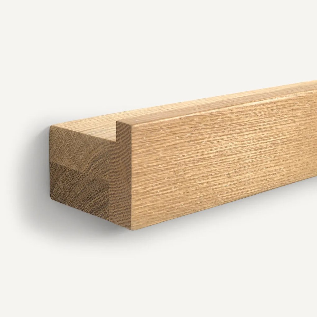 Wandplank in eik, B55 cm, Dagane