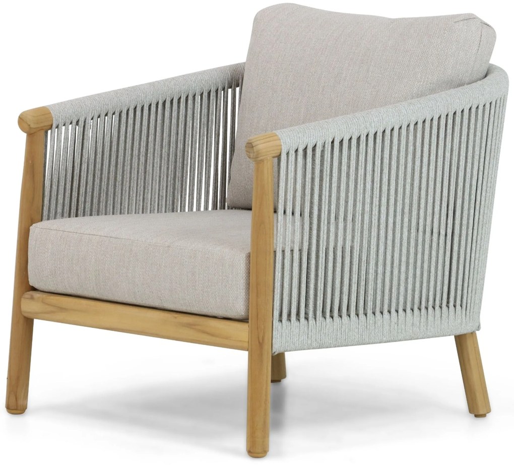Tuinstoel Aluminium/rope Grijs-antraciet Lifestyle Garden Furniture Bloom